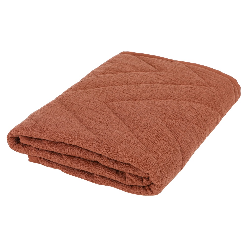Cotton blanket | 75 x 100 cm - Bliss Rust
